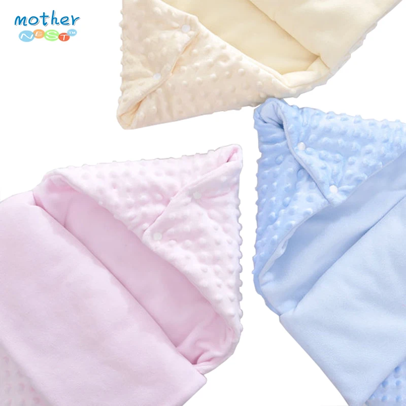 Mother Nest спальный мешок для прогулочной детской коляски мультфильм медведь/собака/КИТ утолщаются флис новорожденных мальчиков и девочек спальные мешки 15X31in