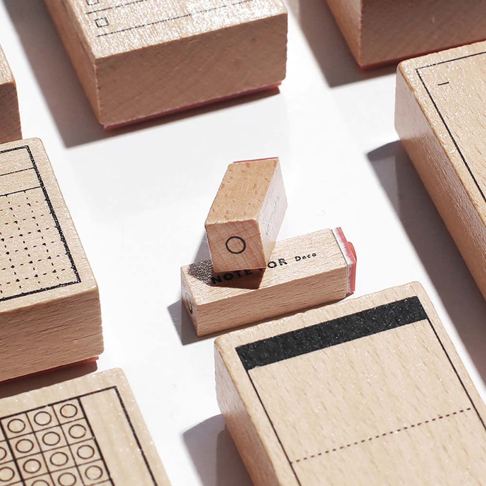 1 шт Деревянный Календарь Символ Резиновые печать канцелярские товары ручной