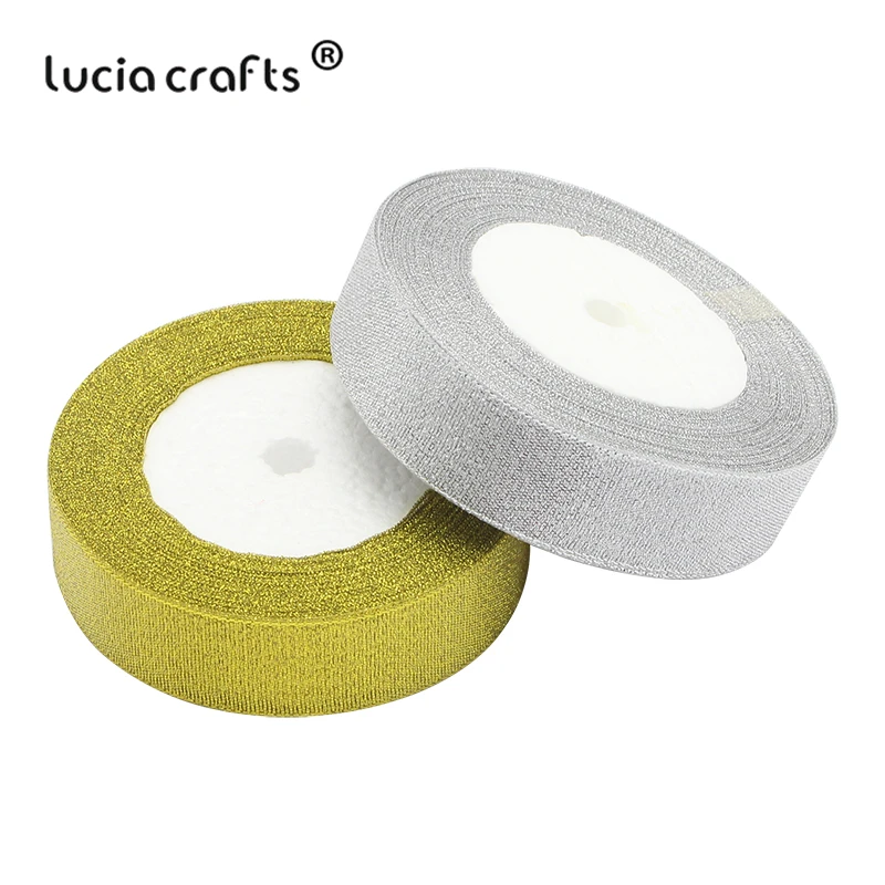 Lucia crafts 25y/рулон органзы кружева ленты отделка ткань для свадьбы дома рукоделие Подарочная упаковка материалы ручной работы U0702