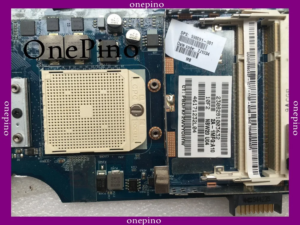Дайте CPU бесплатно 598091-001 материнская плата для ноутбука HP DV4 DV4-2100 Материнская