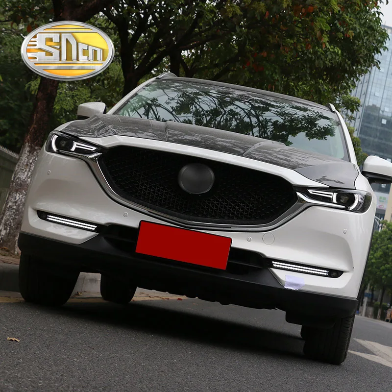 Для Mazda CX-5 CX5 реле динамического сигнала поворота водонепроницаемый автомобильный DRL 12 В Светодиодный дневной ходовой светильник противотуманная фара украшение