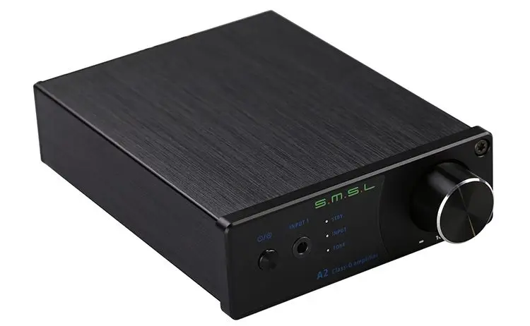 SMSL A2 HiFi 2.0 чистый цифровой аудио Усилители домашние AUX/RCA Вход 40 Вт + Выход DBB