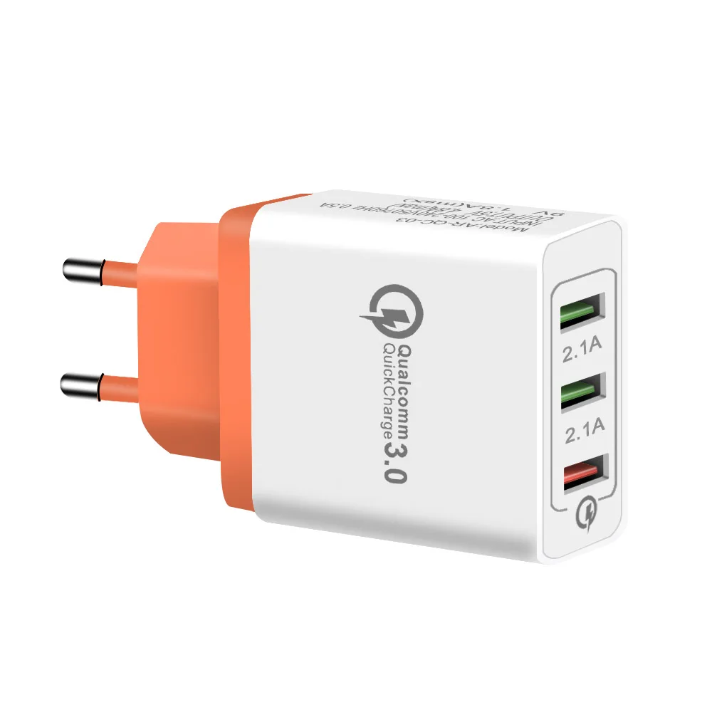 18 Вт USB зарядное устройство quick charge 3,0 для iPhone X 8 7 iPad быстрое настенное зарядное устройство для samsung A90 A80 A70 A50 S10 S9 Xiaomi Mi 9 8 huawei