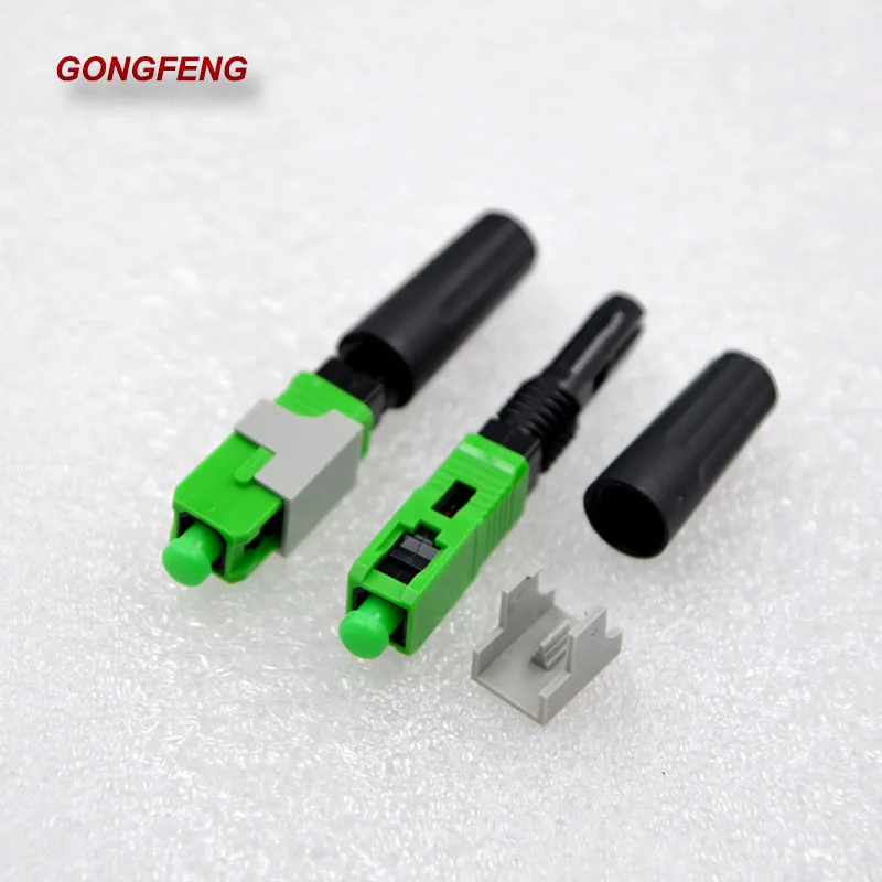 GONGFENG 100 шт. новый хит продаж SC/PC/APC оптический Волоконно Быстрый Соединитель