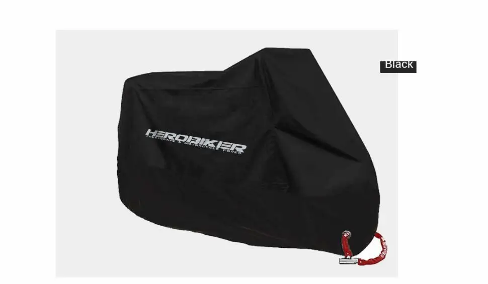 Herobiker мотоцикл четыре сезона Водонепроницаемый/пыленепроницаемый/УФ защитный для наружного внутреннего мотороллера мотоцикл Дождевик M-XXXXL