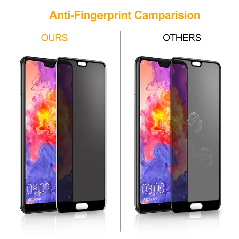 Защита экрана SmartDevil для защиты от конфиденциальности Huawei Mate 20 Pro 3D полное