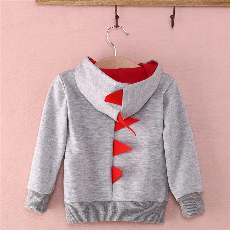 Новое поступление осеннее пальто с динозавром из мультфильма для маленьких