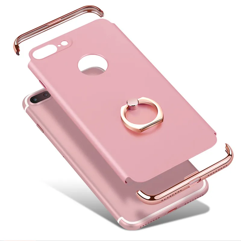 Чехол для iphone 6 7 8 plus x xs xr max чехол 3 в 1 противоударный телефона роскошный с