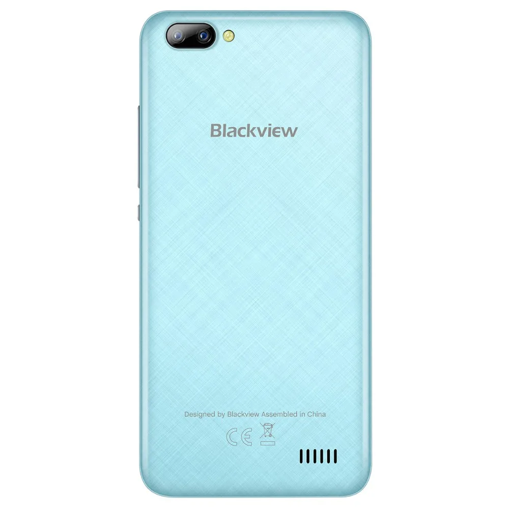 Оригинальный смартфон Blackview A7 Android 7 0 две камеры заднего вида MT6580A четыре ядра 5