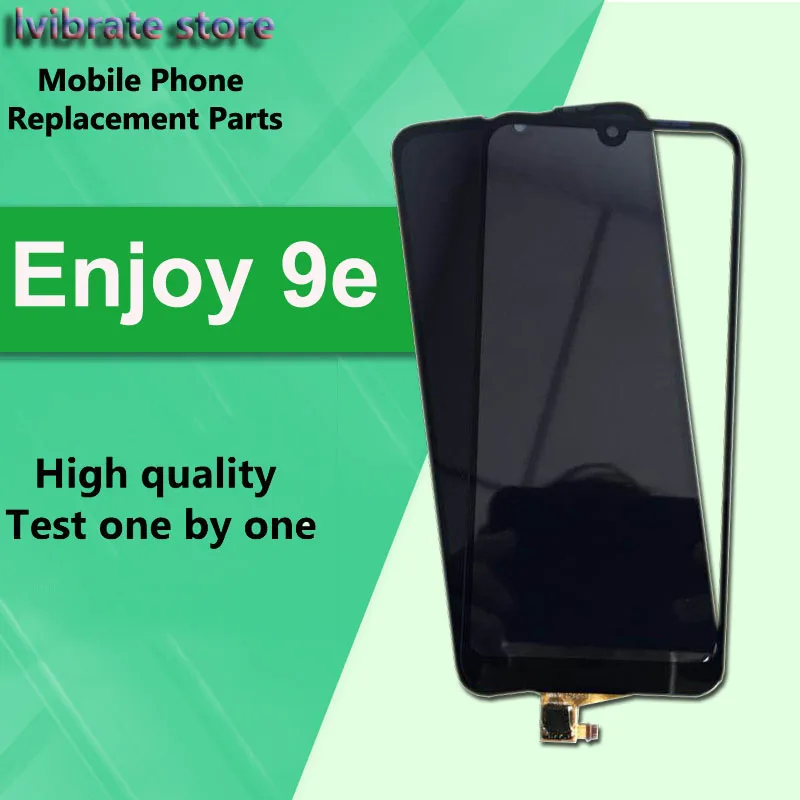 

Для Huawei Enjoy 9e ЖК передний сенсорный экран дигитайзер Внешний стеклянный объектив для Huawei Enjoy9e сенсорная панель с гибким кабелем 6,09"