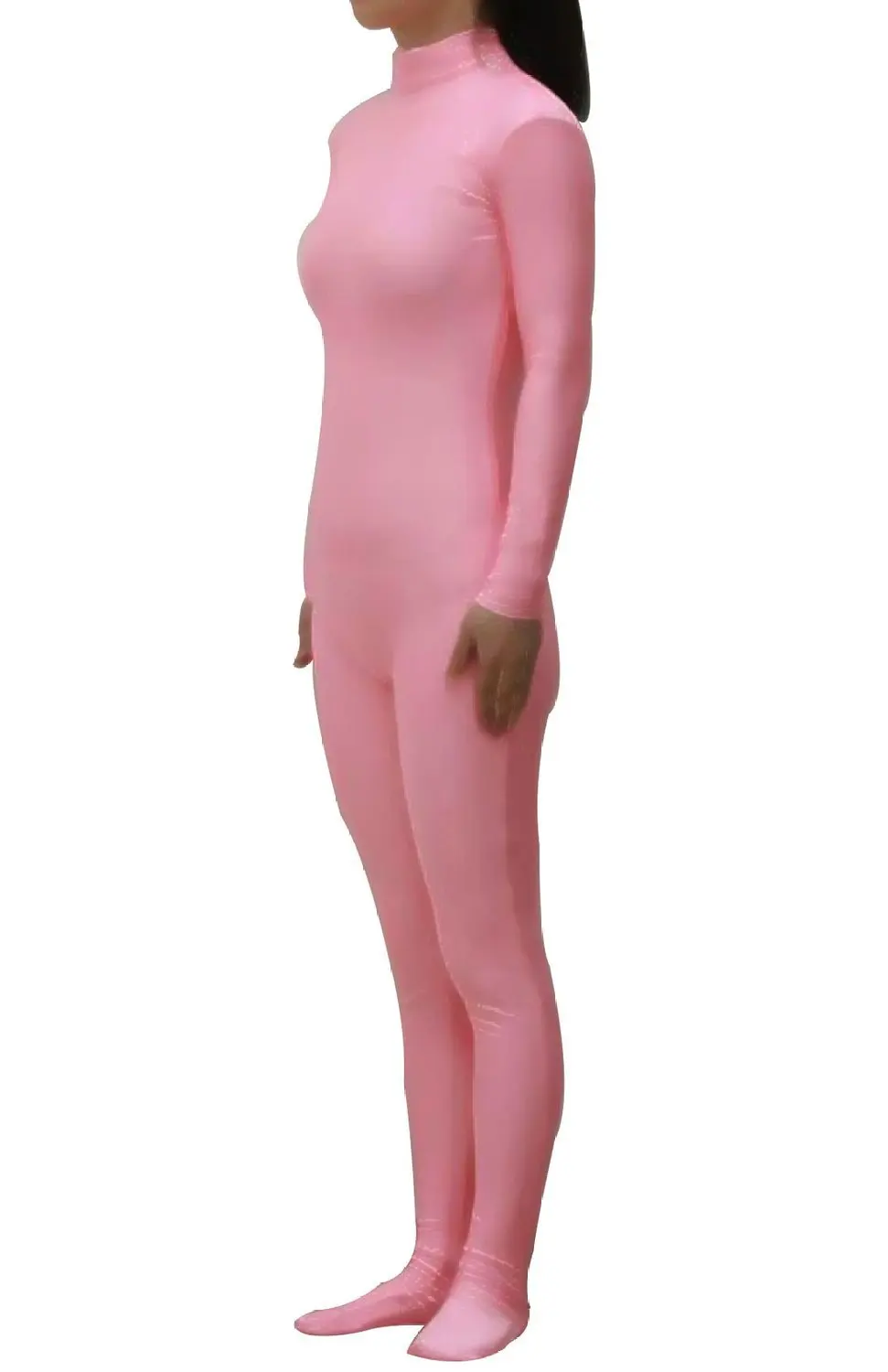 

Pink Sexy Unisex Skin Spandex Zentai Dancewear Catsuit without Hood Halloween Party Cosplay Zentai suit