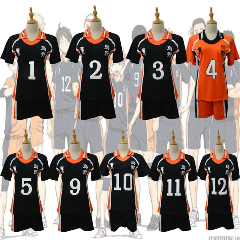 Haikyu! Haikyuu Cosplay Костюм Karasuno Koukou старшая школа волейбол клуб Hinata Shoyo Kageyama Tobio