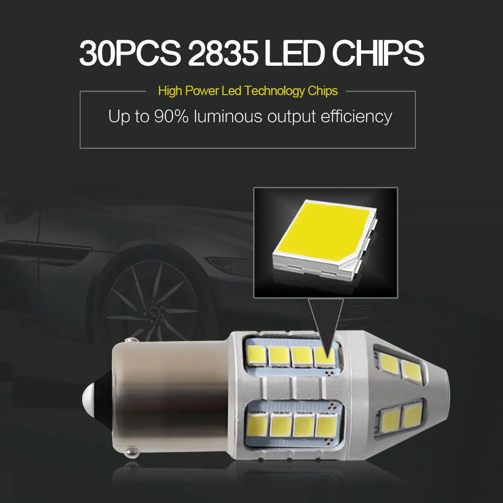 S& D P21W светодиодный 1156 BA15S светодиодный лампы 1200Lm Авто Сигнал поворота Стоп-сигнал светильник R5W светодиодный Футболка с принтом "автомобиль" лампы дневные ходовые огни 12V белый желтый строб светодиодный красный