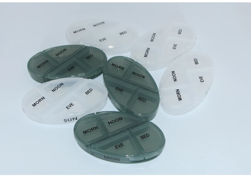 7 Days Pill Organizer Pro Storage Case Compact Organize Mini Pills Box Convenient Medicine | Дом и сад