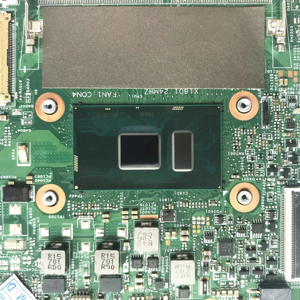 SZWXZY отлично подходит для Dell Inspiron 13 5378 5578 Материнская плата ноутбука DDR4 с SR2ZW I3-7100U