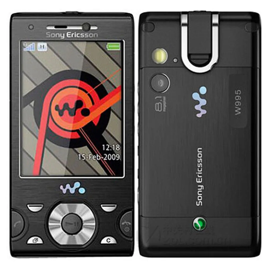 Мобильный телефон sony Ericsson W995 8MP 3g wifi gps разблокированный мобильный телефон - Цвет: Black