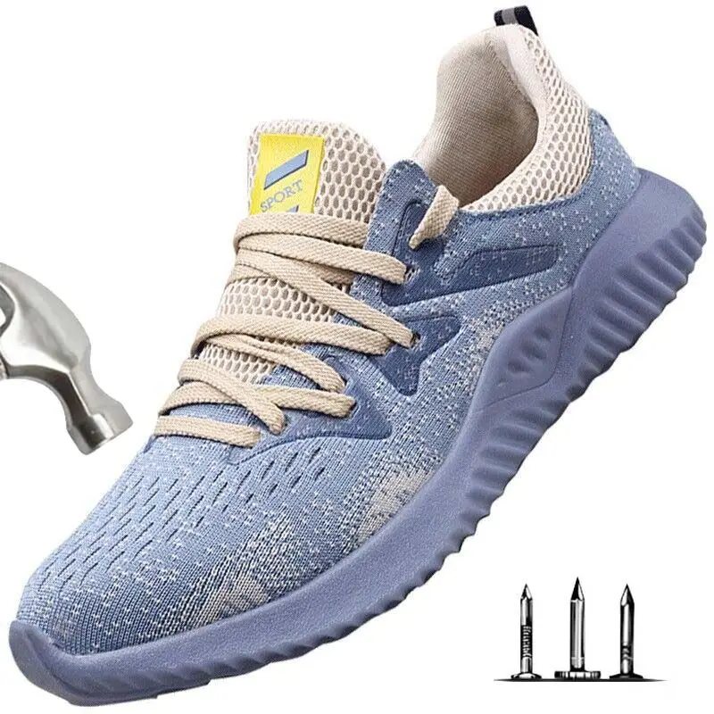 Мужские ботинки со стальным носком светильник обувь для страхования труда