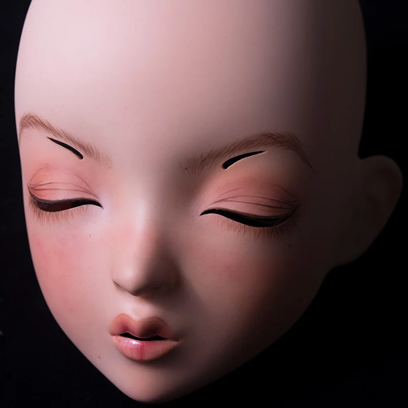 LiLi Mask-68) милая девушка Смола голова Маска кигуруми косплей японские ролевые игры аниме силиконовая маска кигуруми кукла трансвестит - Цвет: mask26