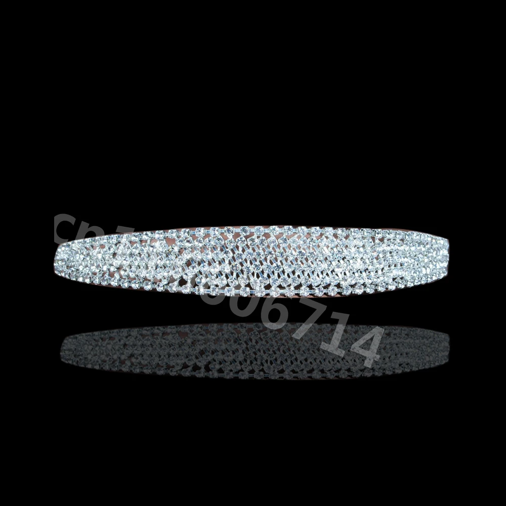 Женская тиара Стразы с кристаллами свадебная корона повязки на голову для