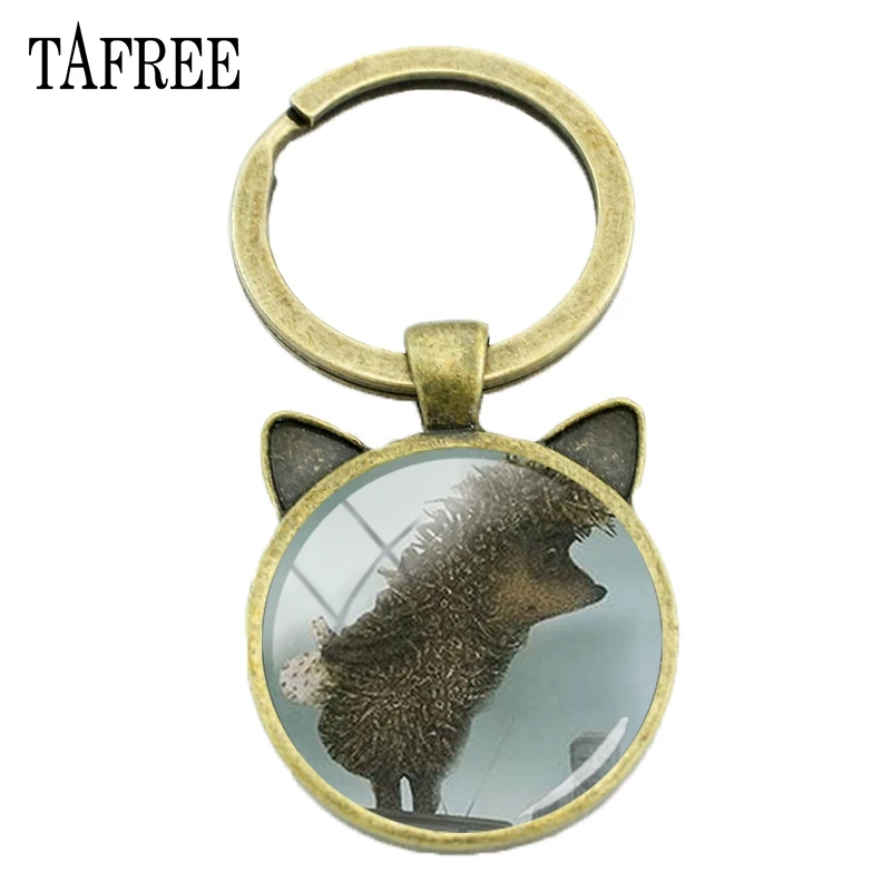 Брелок для ключей TAFREE милый брелок в виде животного ежика художественное