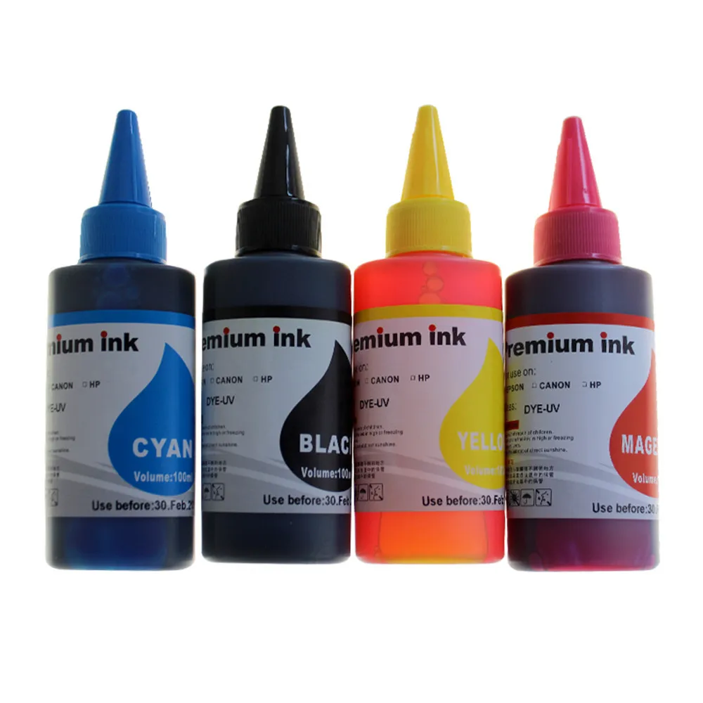 

4X100ML BK C M Y T0611 T0612 T613 T0614 многоразовые чернила для принтера Epson Stylus D68 D88 DX4800 DX4850 DX4200 DX3800 DX3850