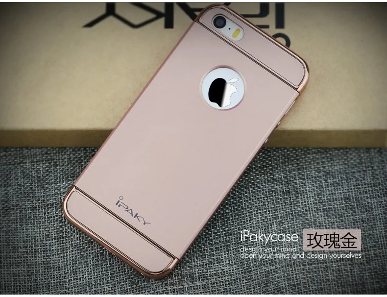 Новое поступление ipaky бренд Классический чехол для iphone SE для iphone 5s 3 в 1 дизайн роскошный чехол полное отслеживание