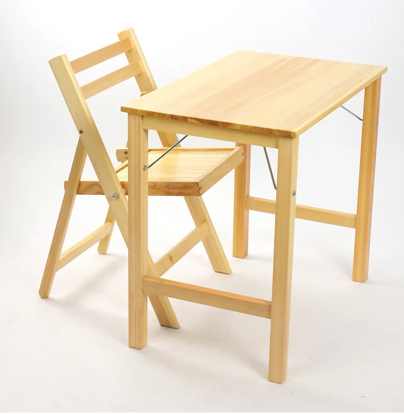 Простой деревянный складной стол простой письменный компьютерный Портативный