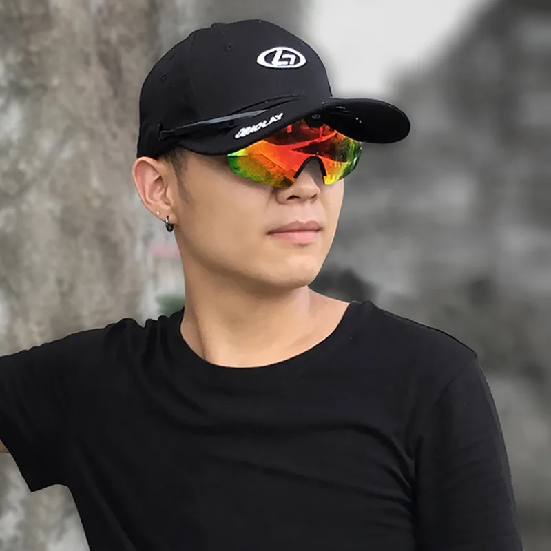 Шапка унисекс для альпинизма с поляризационными стеклами спортивная кепка от