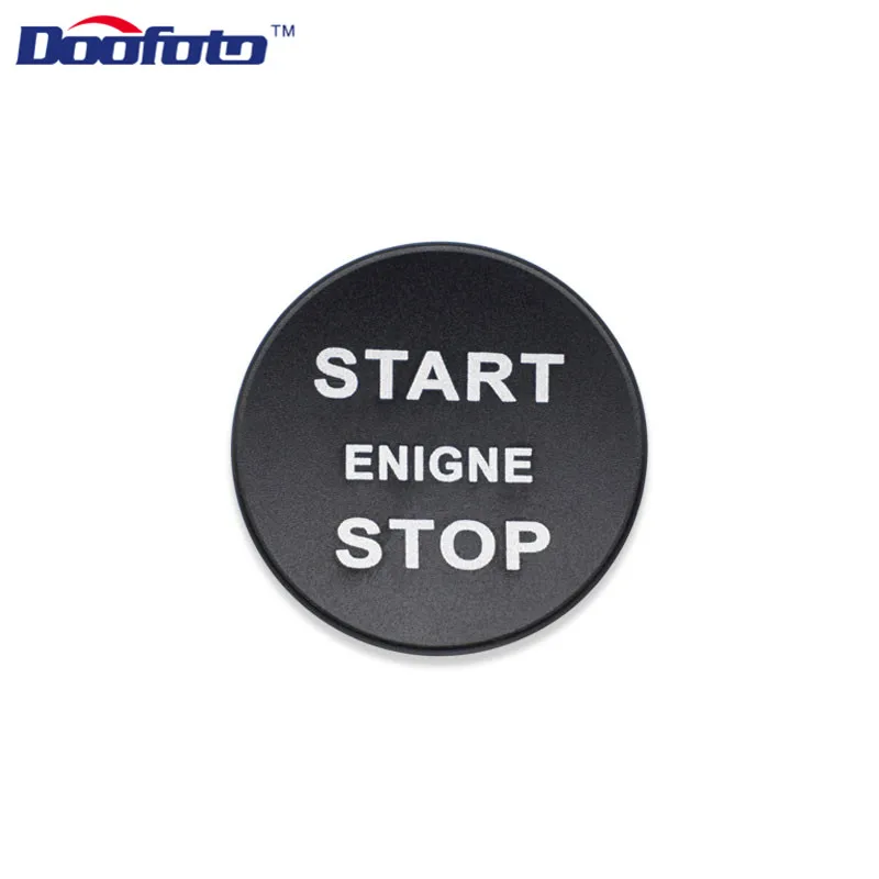 Button Cover Black Doofoto аксессуары авто украшение интерьера черный серебристый красный чехлы кольца Чехол для Land Rover Дискавери Спорт диапазон стайлинга автомобилей - Цвет: Button Cover Black