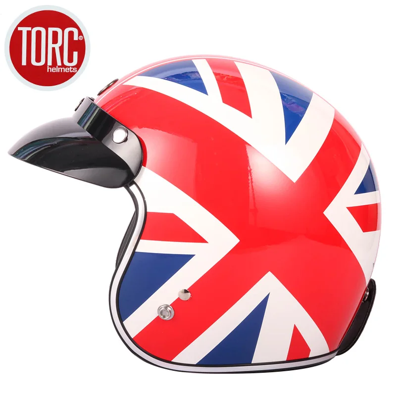 TORC T50 винтажный брендовый шлем с открытым лицом для мотокросса сертификат DOT casco