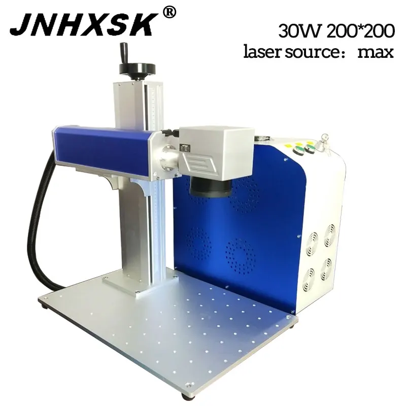 JNHXSK 200*200 мм металлическая маркировочная машина Китай 30 Вт/20 Вт сплит Galvo Tech