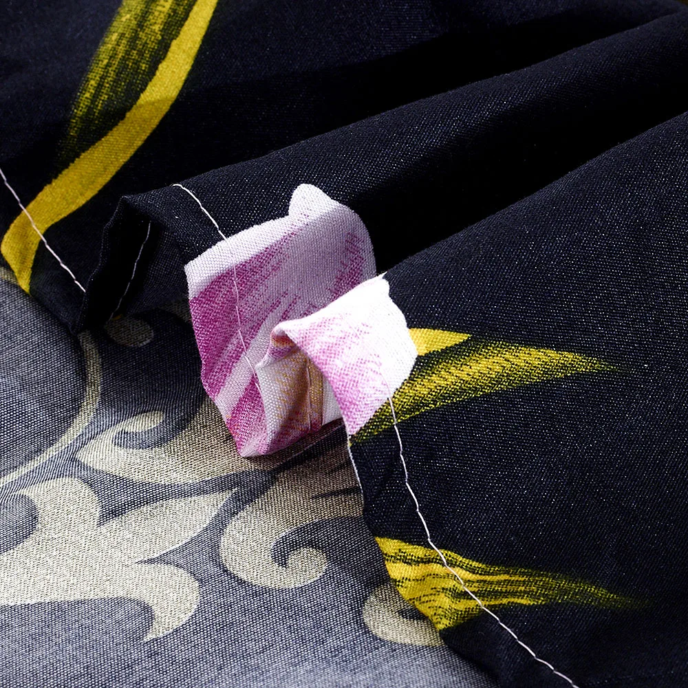 Комплект постельного белья из 4 предметов постельное белье с 3D принтом