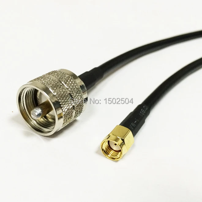 RP SMA pigtail кабель папа с переключателем гнездо UHF PL259 адаптер кабеля RG58 50 см/100 см