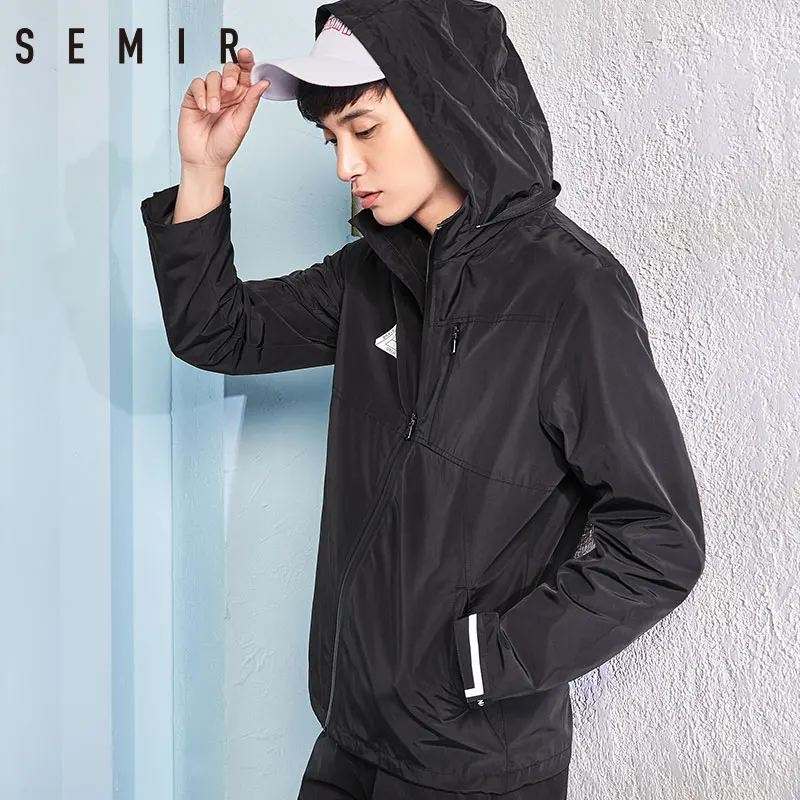 SEMIR куртки мужские с длинным рукавом пальто капюшоном уличная одежда Весна