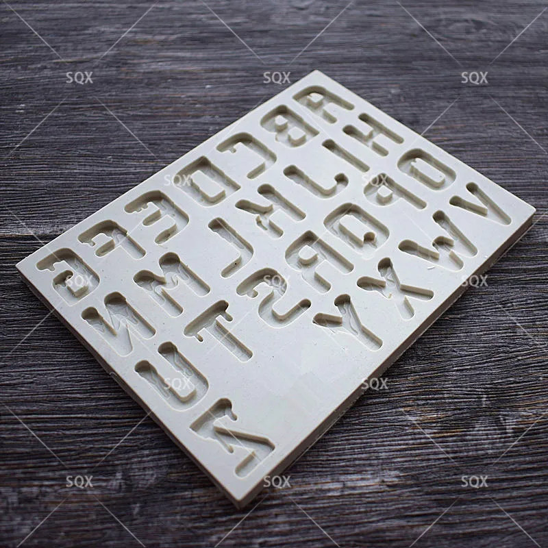 Капающая форма алфавита для самостоятельного изготовления сахарных изделий