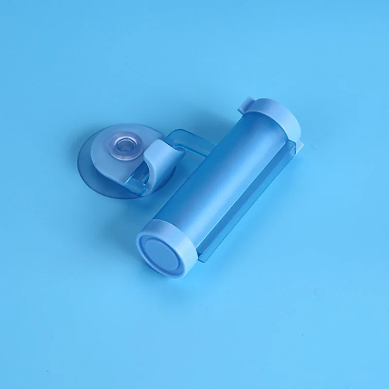 Blue x 2 BAISPO 2 шт./компл. прокатки дозатор зубной пасты трубка распределителя партнер Присоски Висит зубная паста стеллаж для хранения Ванная комната аксессуары - Цвет: Blue x 2