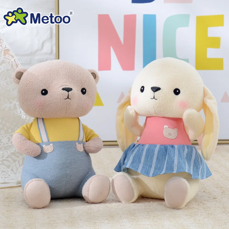 Кукла Metoo плюшевые игрушки для девочек милый кролик медведь мягкие Мультяшные