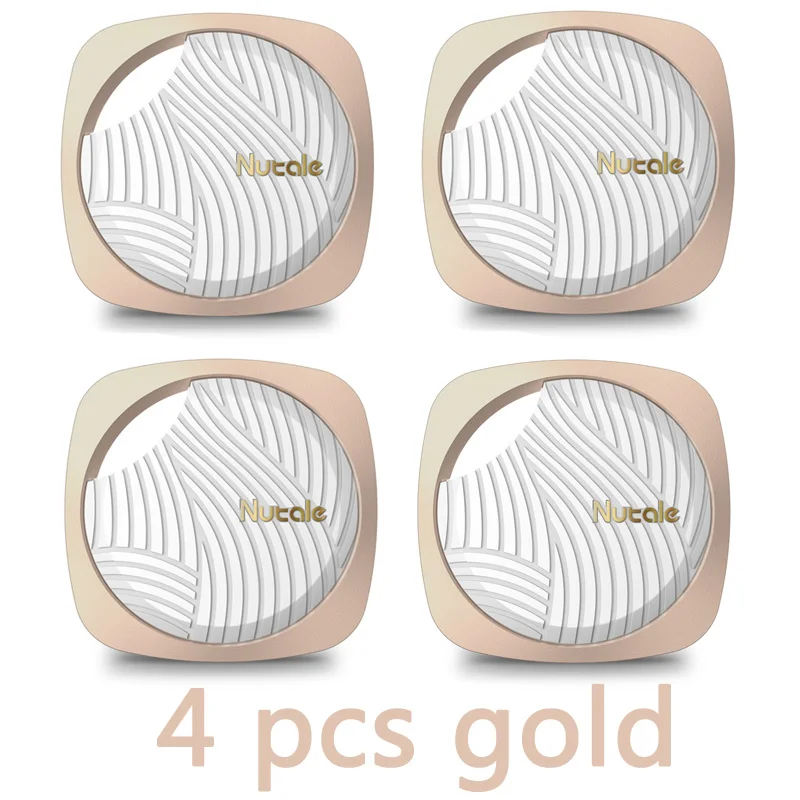 4pcs gold Nutale фокус F9 2 3 Мини Itag умный ключ искатель Bluetooth трекер анти-потеря напоминание искатель ПЭТ бумажник телефон искатель для телефона - Цвет: 4pcs gold