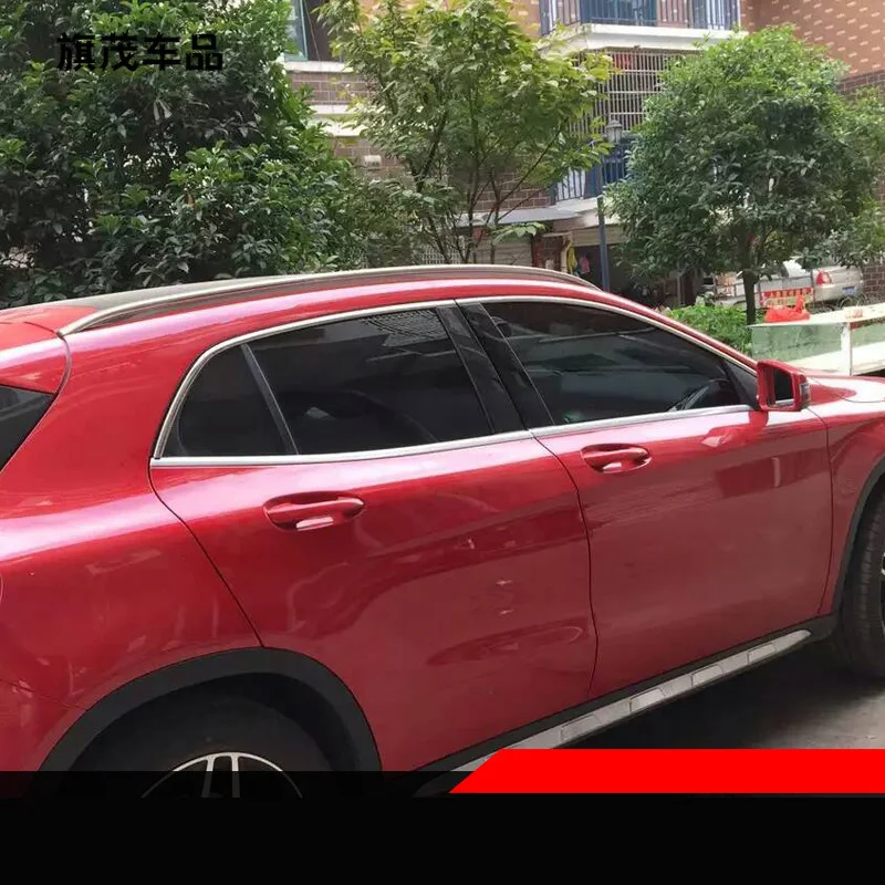Lsrtw2017 304 Автомобильная оконная накладка из нержавеющей стали для mercedes benz GLA220 GLA200