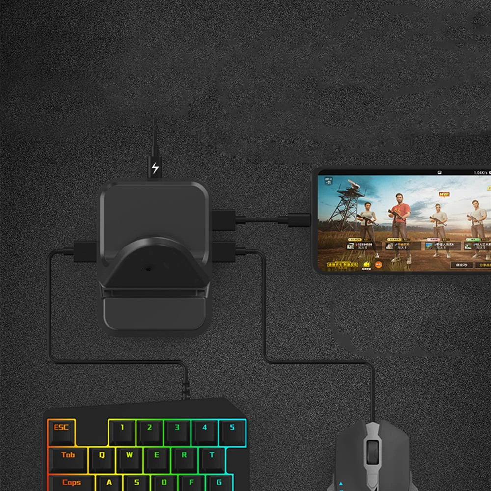 Адаптер конвертер для клавиатуры и мыши док станция Android системы ПК держатель