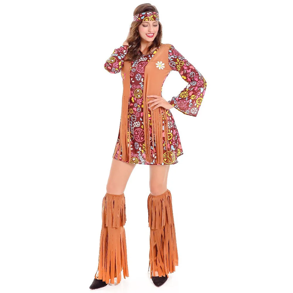 Женский маскарадный костюм Покахонтас с бахромой индийский Дикого Запада для