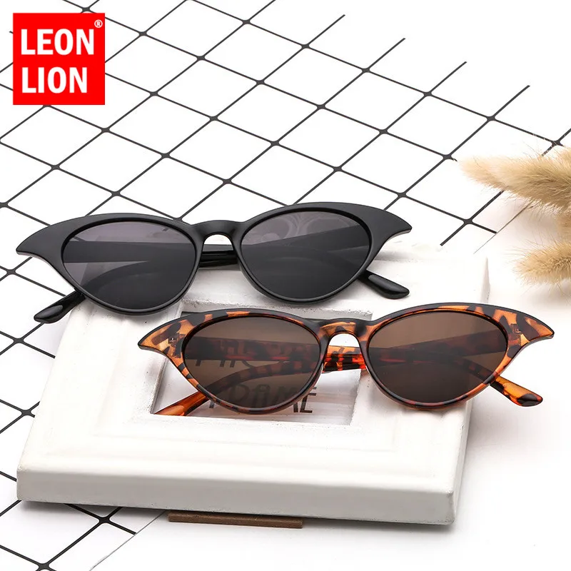 LeonLion 2018 Модные солнцезащитные очки кошачий глаз женские брендовые дизайнерские
