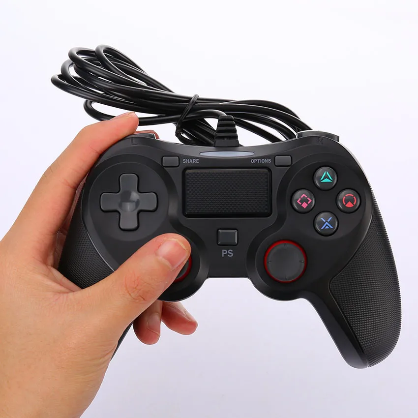 ASKMEER PS4 проводной контроллер Dualshock 4 геймпад для PS4/PS3 консоль джойстик/ПК|Геймпады|