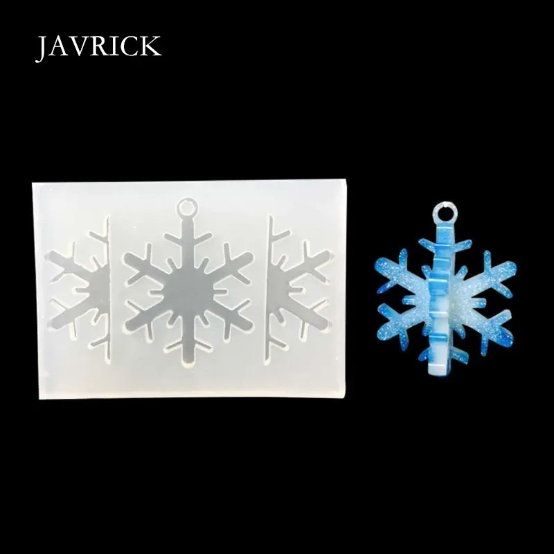 3D подвеска из снежинки полимерный Литой Силиконовый полимерная Форма Искусство