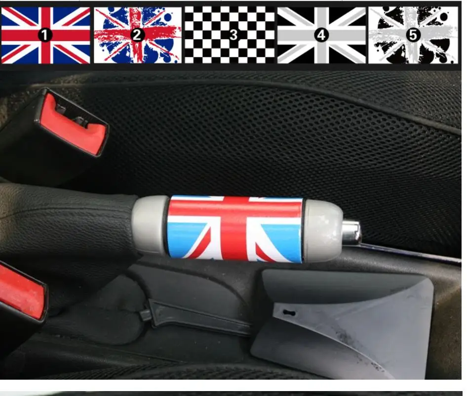 1 шт. авто ручной тормоз DIY Наклейка для Mini Cooper One JCW S Clubman Countryman аксессуары