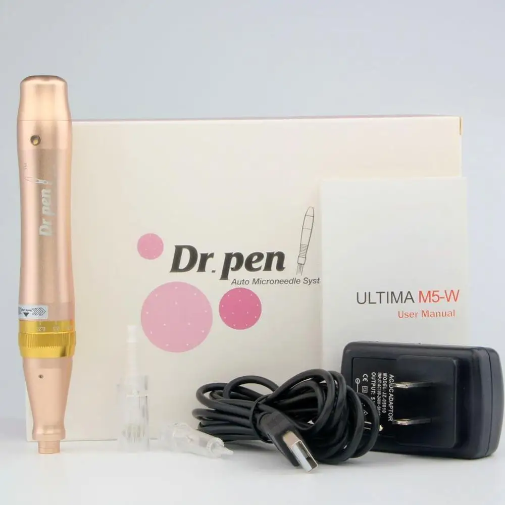 Роликовая Дерма штамп терапия Dr. pen Derma ручка байонетный порт картридж иглы (в том