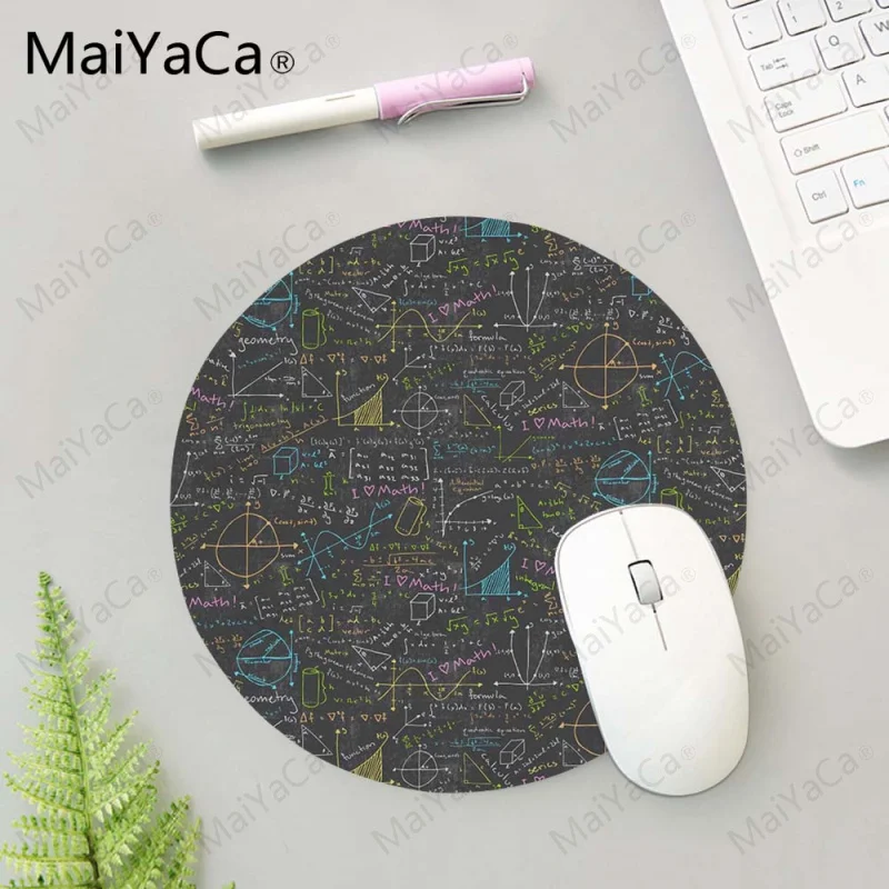 MaiYaCa натуральный каучук круглый игровой коврик для мыши низкая цена Хорошее