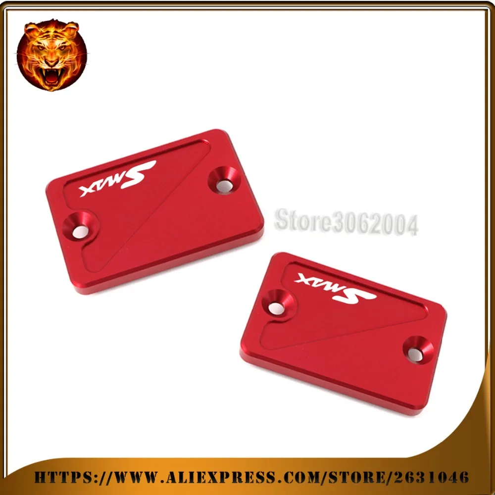 

Front Rear Brake Master Cylinder Fluid Reservoir Cover CAP For YAMAHA SMAX 155 SMAX155 2015-2017 2016 With Logo Motorcycle