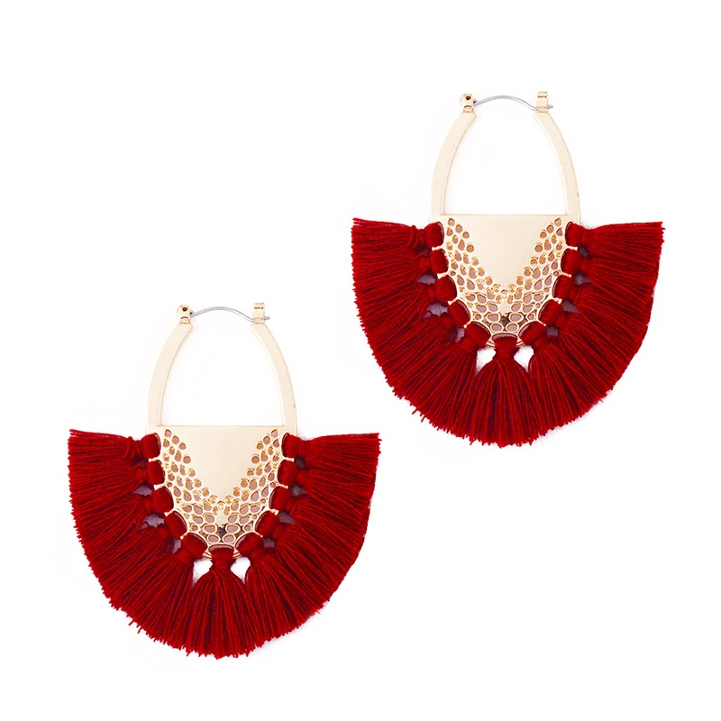 meidi 6 Colors Handmade Tassel Earrings Bohemian Soft Short for Women Vintage Jewelry Pendant 2018 | Украшения и аксессуары