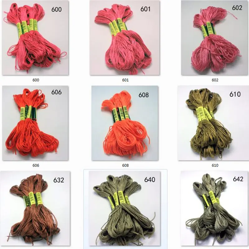 10 шт. нитки для вышивки крестом/Крест вышивания крестиком/по индивидуальному